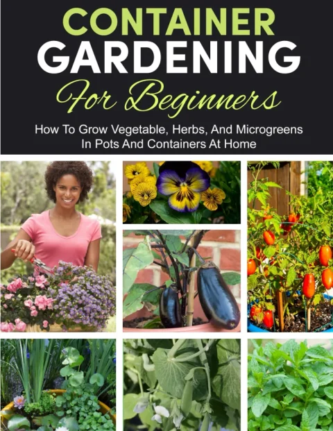 Container Gardening for Beginners PDF cover
