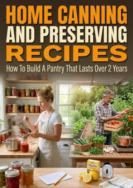 Home Canning & Preserving Recipes PDF cover