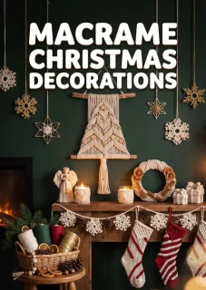 Macramé Christmas Decorations PDF cover