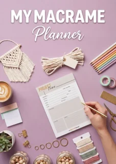 My Macramé Project Planner PDF cover